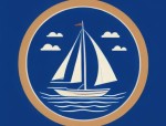 南京师范大学附属小学2021级五班启航班级标志，帆船班徽寓意深远