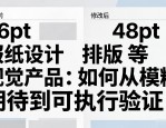 报纸设计排版等视觉产品：如何从模糊期待到可执行验证