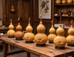 傅家葫芦工艺坊：精美葫芦雕刻艺术品背后的复杂工序
