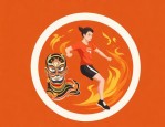 广州亚运会体育图标与文化活动标志：火人展现运动美，粤剧脸谱显广州味