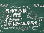 教师节板报设计图案大全：不会画画？简单排版也能拿高分