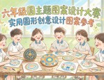 六年级圆主题图案设计大赛 实用圆形创意设计图案参考