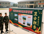 武警贵州总队新兵团开展黑板报评比，聚焦标题设计排版等要点