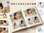 历时三月为女儿设计画册，分享照片拍摄及排版设计全过程