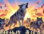15班班徽设计：火烈鸟图案，寓意团结勇敢