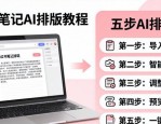 小红书笔记AI排版技巧分享，避开新手排版3大误区