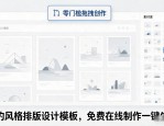 简约风格排版设计模板，免费在线制作一键生成