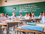 新学期新气象黑板报内容设计图案大全，四年级学生的新起点与决心