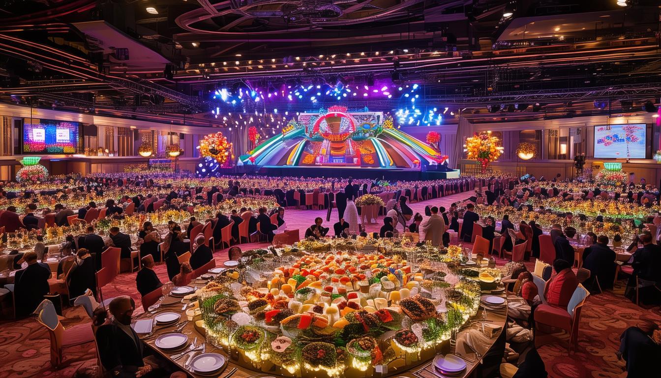 高逼格年会特点_年会逼格关键词_宴会菜单排版设计