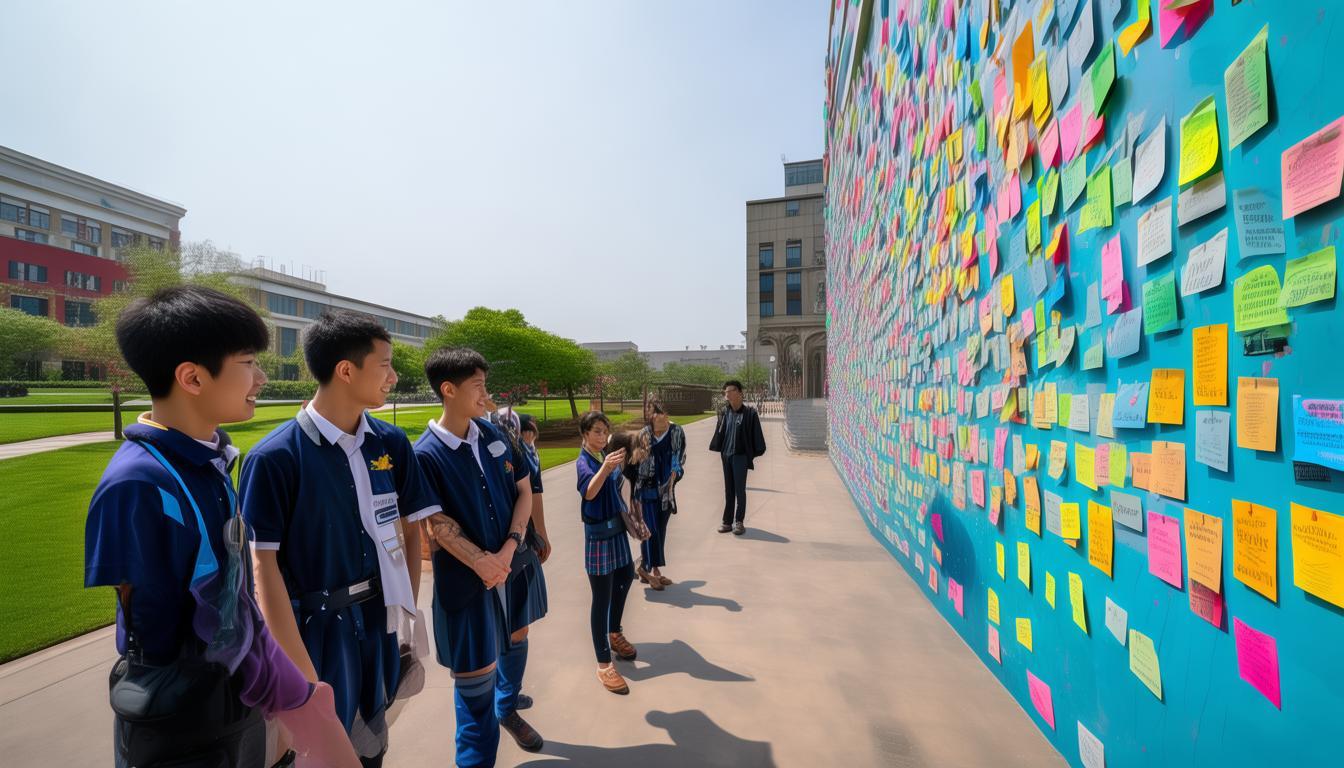 新学期心愿墙活动_永昌学校新学期活动_心愿墙设计图案
