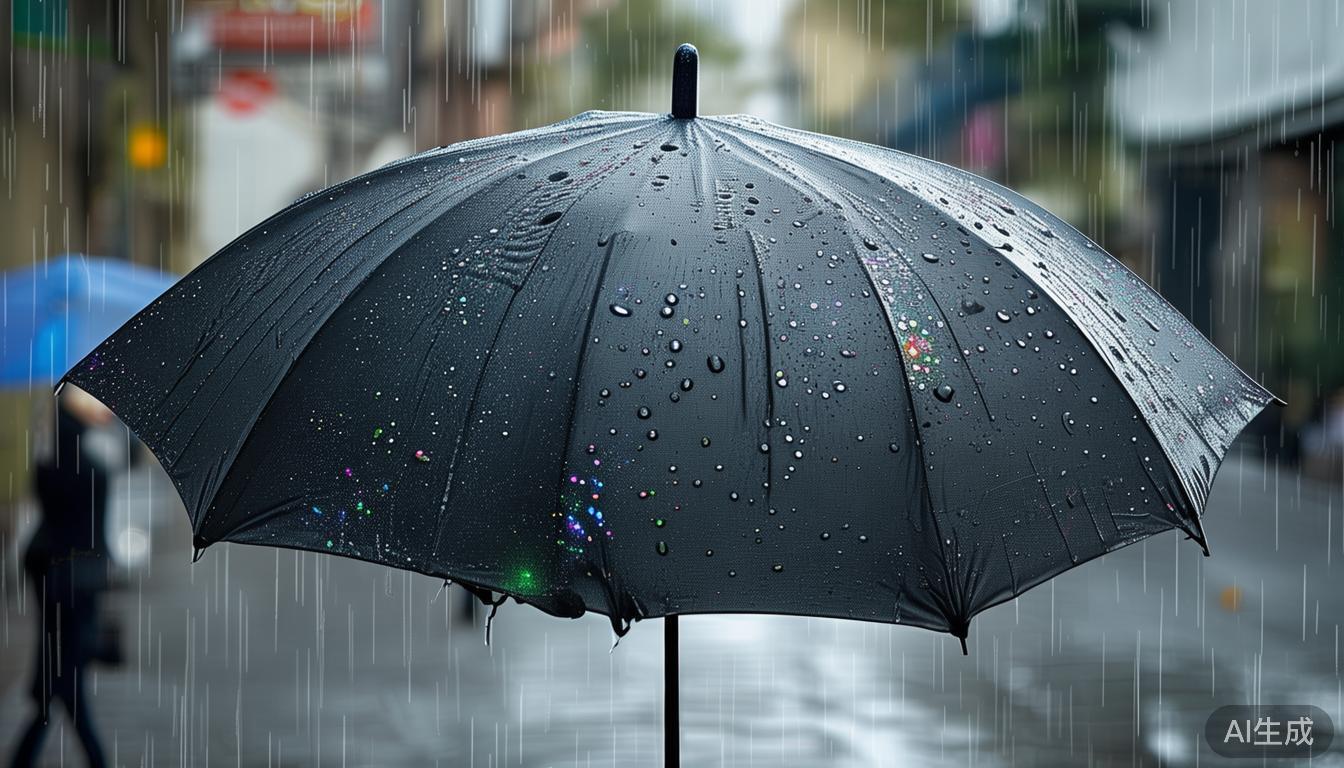 软伞柄反向伞_雨伞创意设计图案_创意雨伞设计