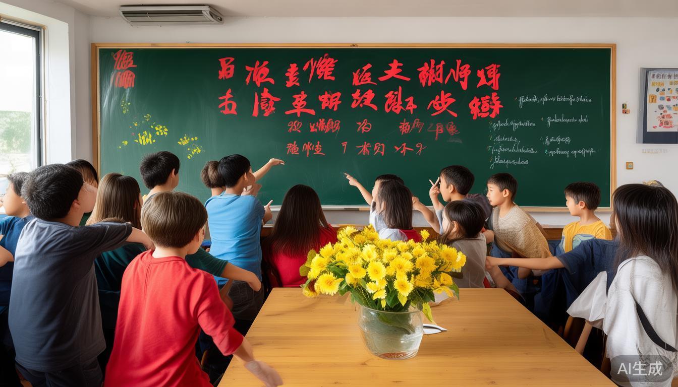 小黑板报设计图案大全_郑州优胜实验中学传统文化教育_重阳节黑板报活动