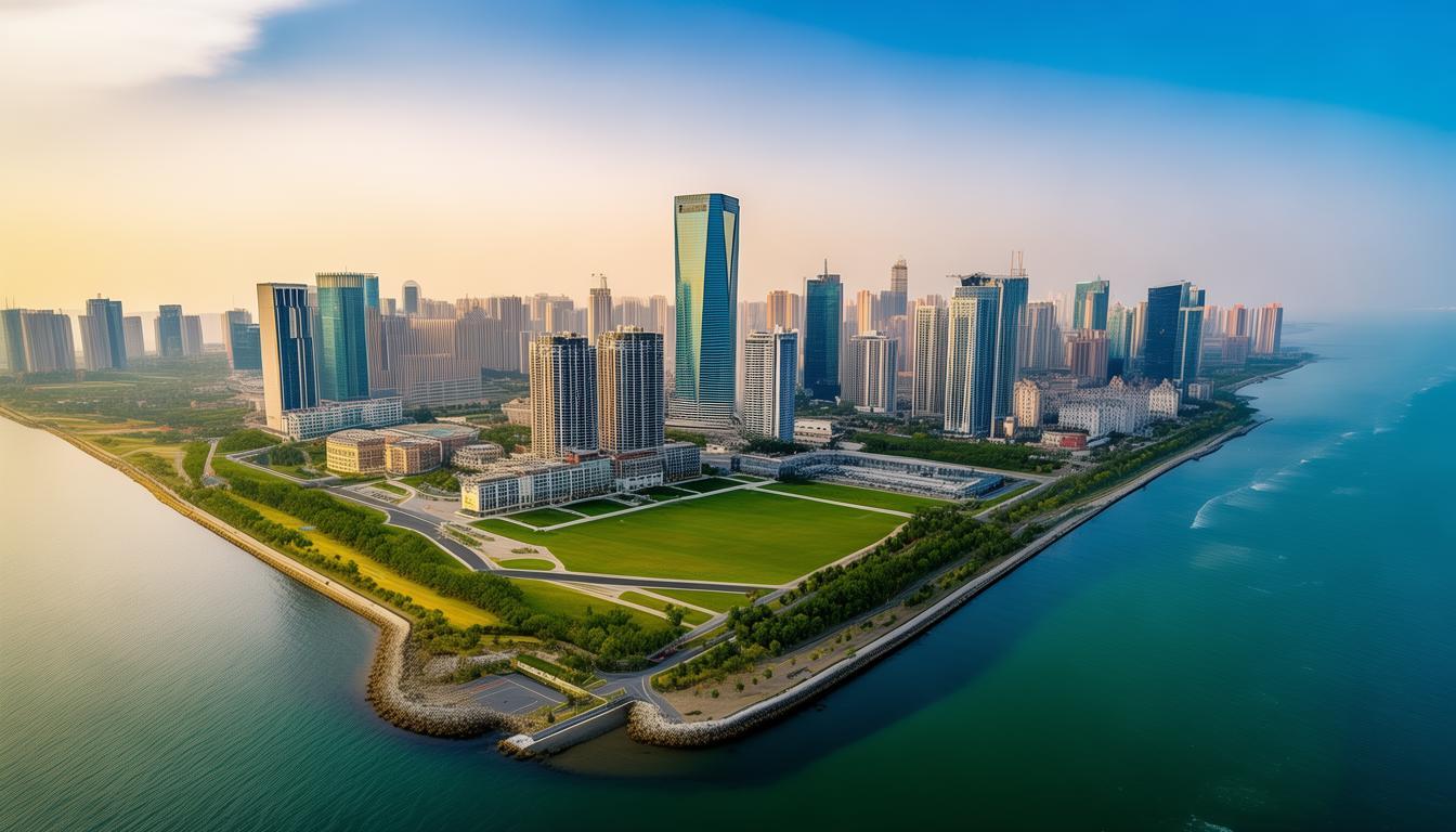威海城市地标设计图案_威海精致城市案例_山东省网络文明国际交流互鉴城市