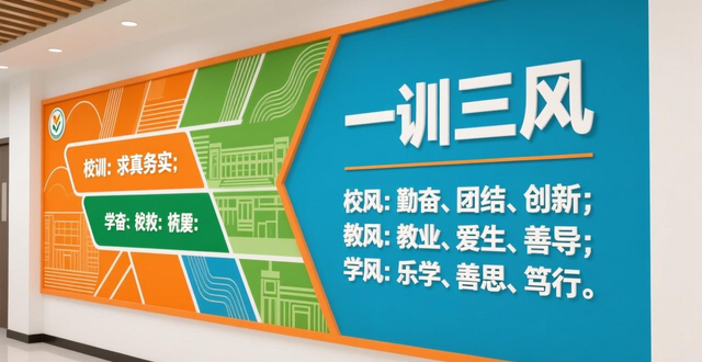 五育并举 党建引领 校园文化建设_校园文化墙设计图案