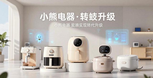 小熊电器生活方式品牌战略_小家电AI智能化转型_小家电设计展板排版