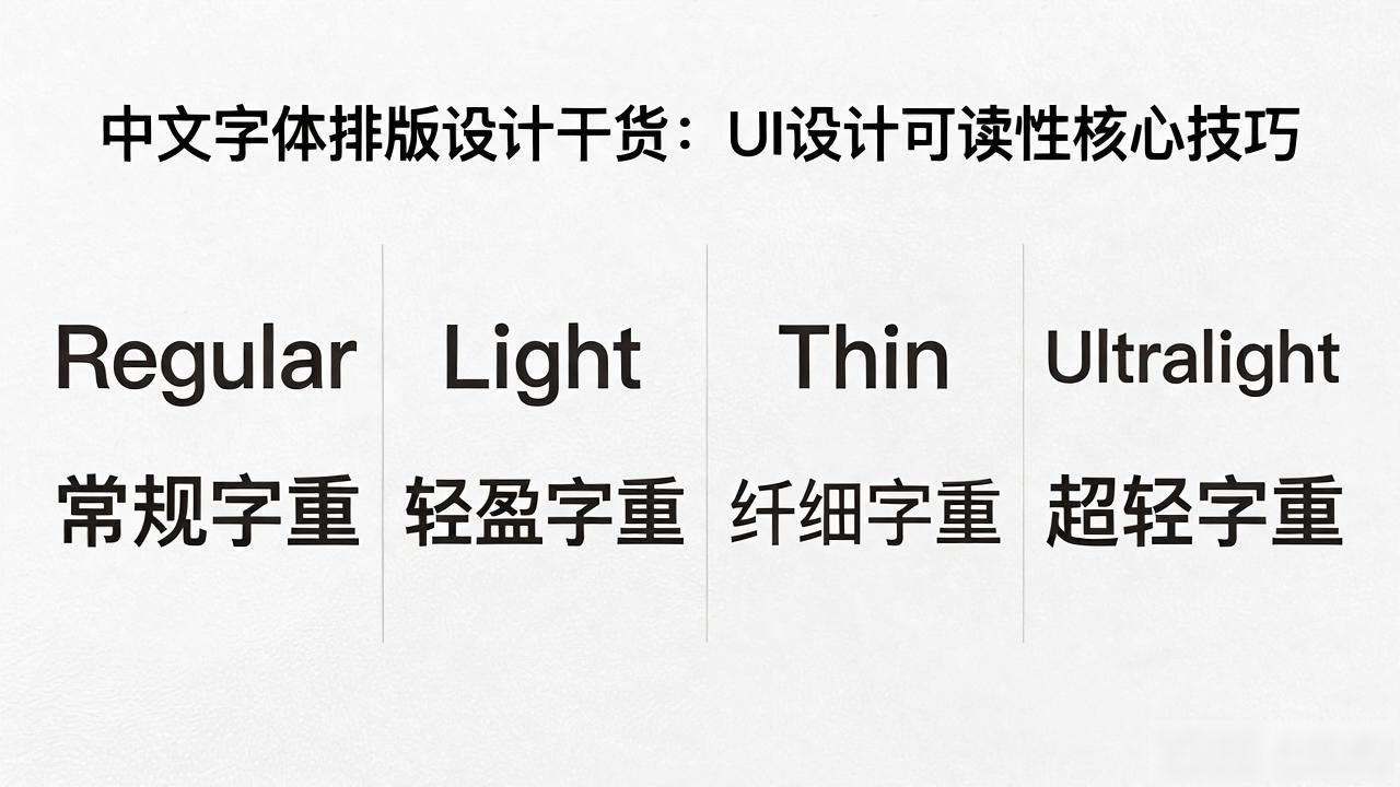 UI设计师字体与排版_字体设计基础术语_中文字体排版设计干货