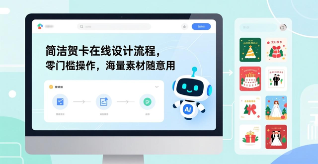 贺卡设计排版_简洁贺卡在线设计工具_零门槛拖拽创作素材