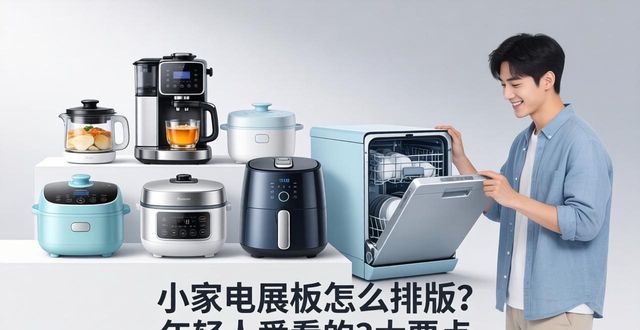 年轻人小家电消费趋势_小家电场景化发展_小家电设计展板排版