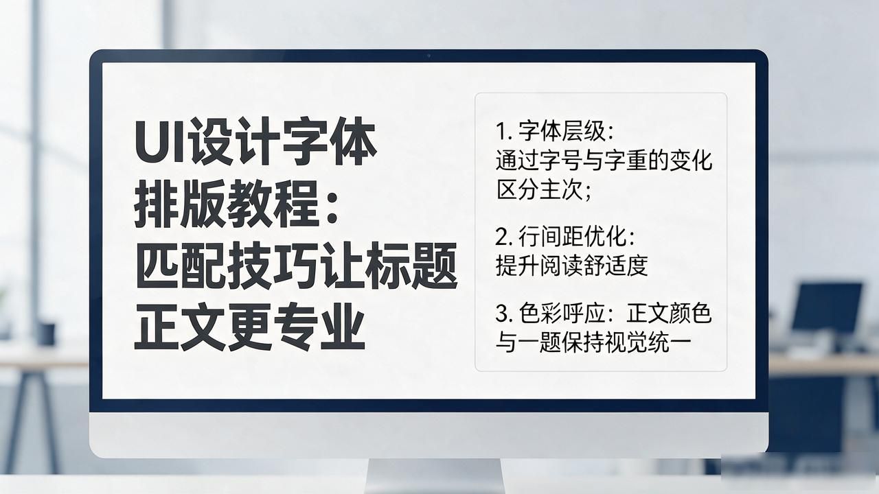 UI设计排版技巧_字体排版设计_UI设计字体指南