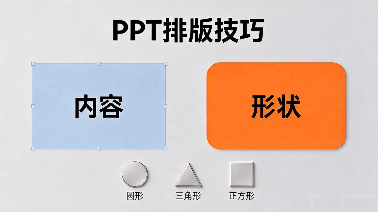 矩形排版技巧_国外简洁ppt排版设计_PPT基础形状