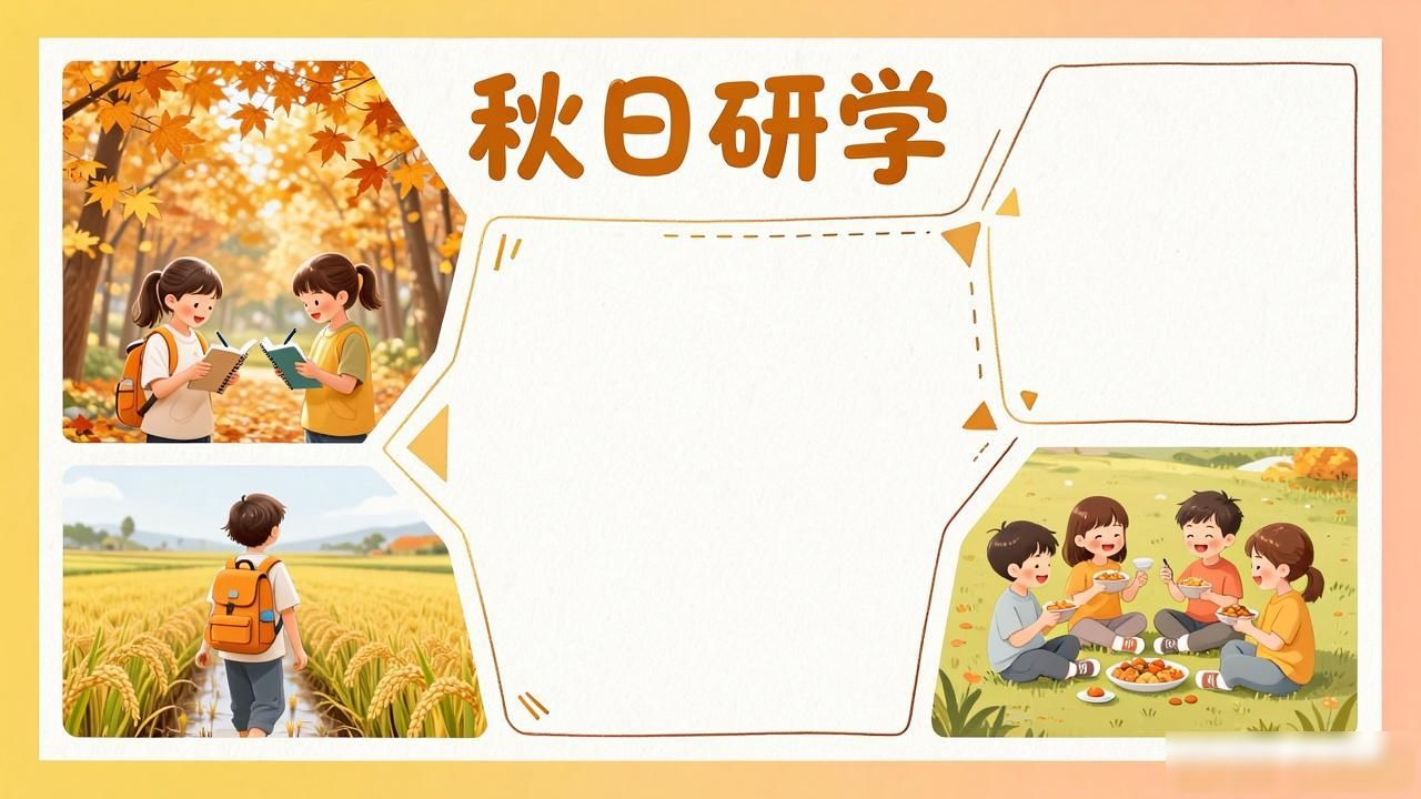 研学推文封面设计_文案排版设计_秋季研学公众号推文模板