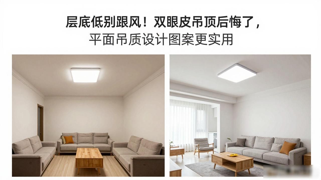 层高不高不做双眼皮吊顶_吊顶平面设计图案大全_小户型不推荐双眼皮吊顶