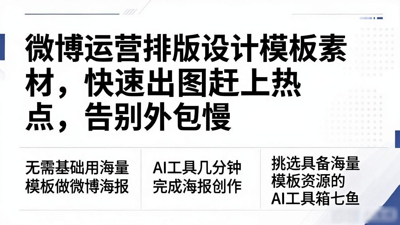 AI批量生成配图_微博运营素材制作_排版设计模板素材