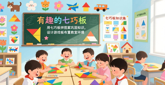 七巧板拼图教学设计_七巧板设计图案_七巧板制作方法与教学活动