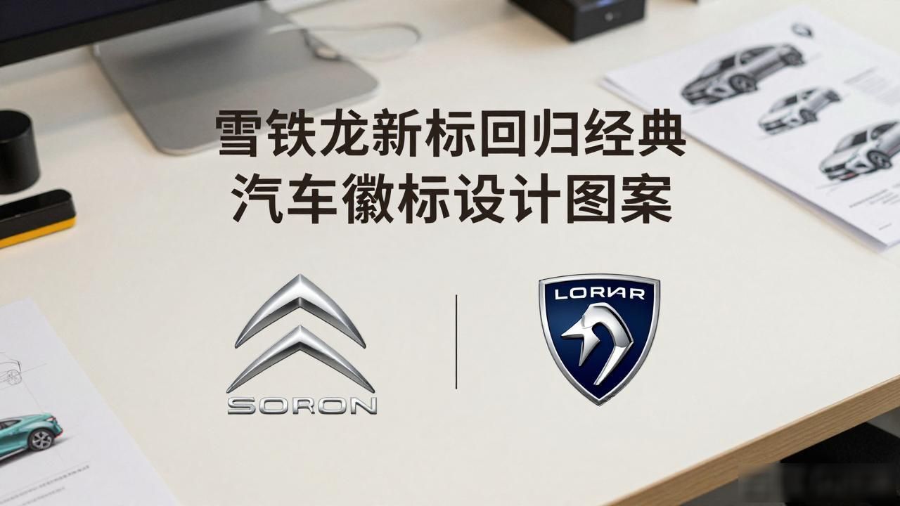 全新雪铁龙品牌标识_雪铁龙双倒V标志扁平化设计_汽车徽标设计图案大全