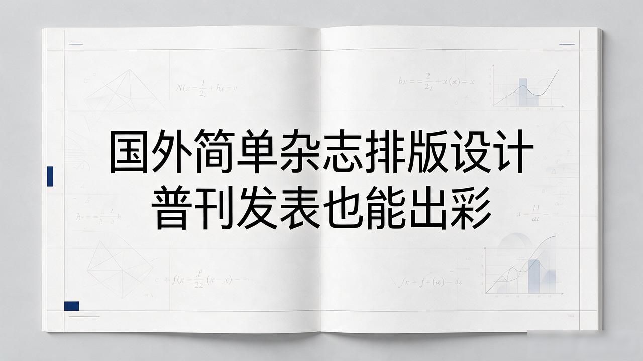 期刊发表普刊价值_普刊与核心期刊区别_国外简单杂志排版设计