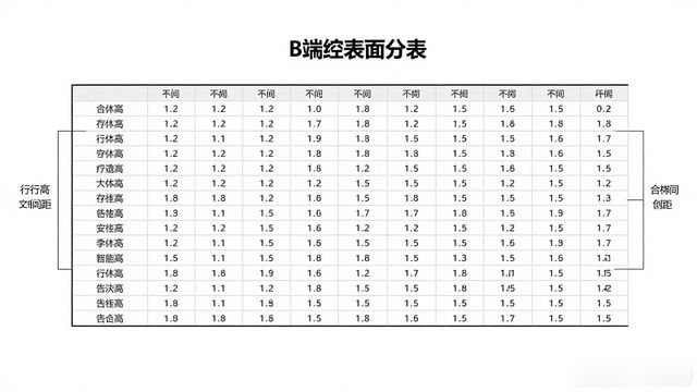 表格在B端中的作用_B端表格设计_表格排版设计