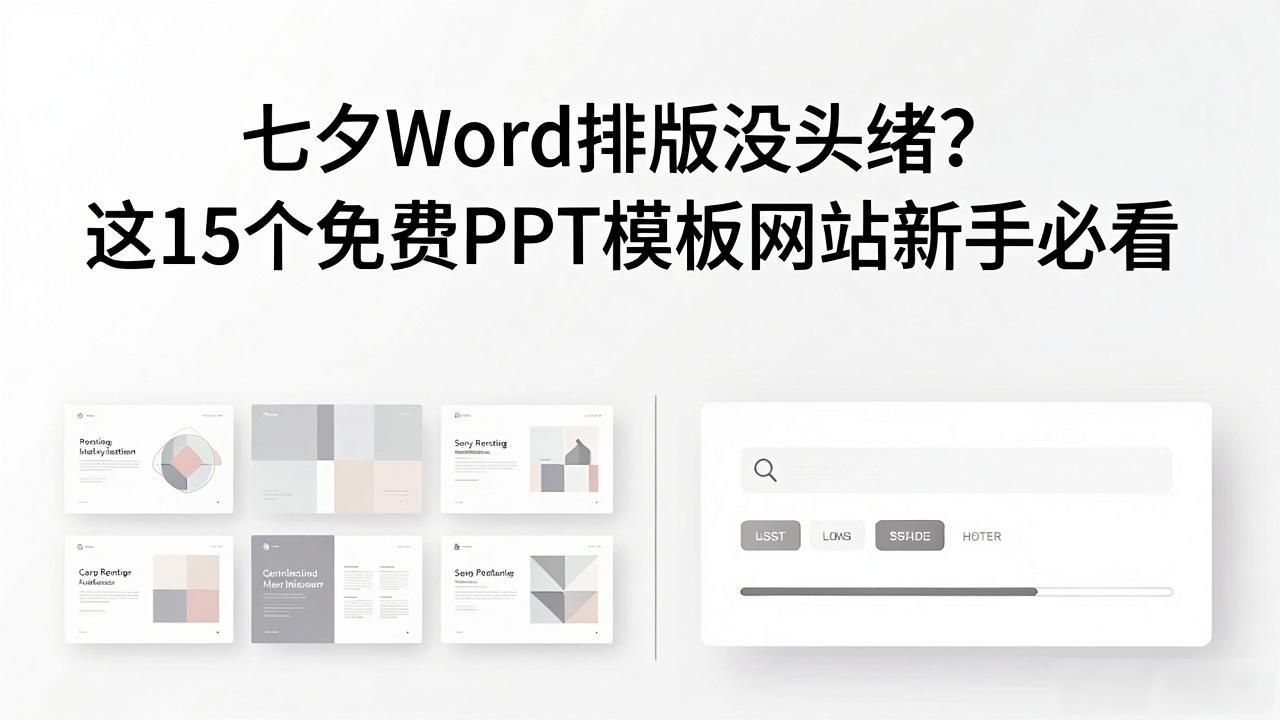 关于七夕word排版设计_PPT免费模板网站_高质量PPT模板下载