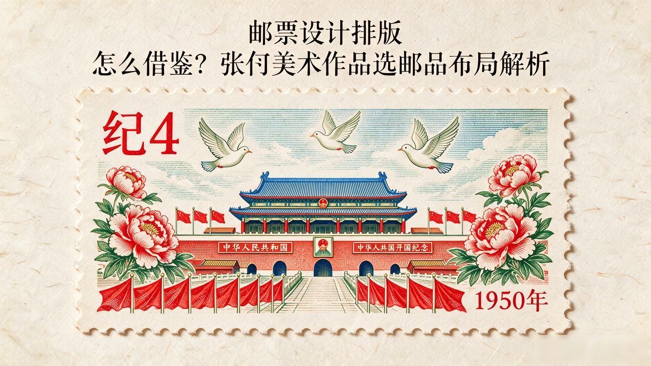 邮票设计排版_新中国首席设计师张仃 邮票设计 国徽设计