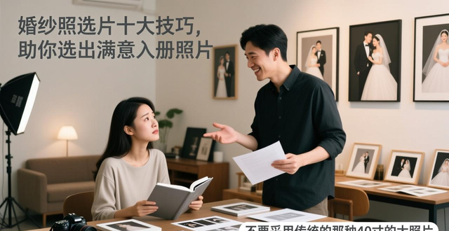 婚纱照入册排版设计_如何避免影楼陷阱_婚纱照选片技巧