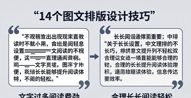 图文排版设计_图文排版技巧_文字易读性