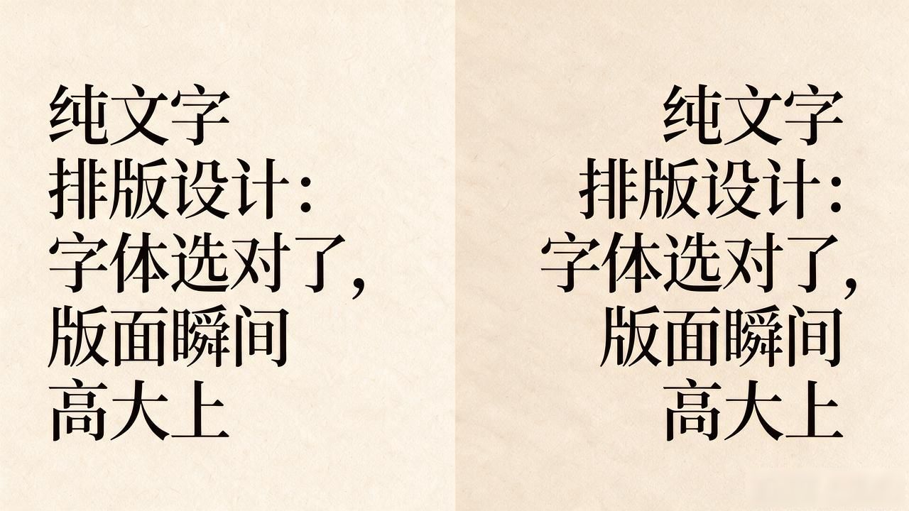 字体在版面设计中的作用_纯文字排版设计_版式设计文字字体选择