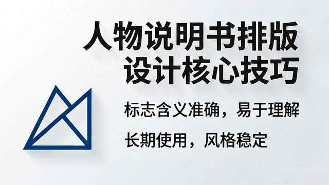 标志设计软件使用_标志设计意义_人物说明书排版设计