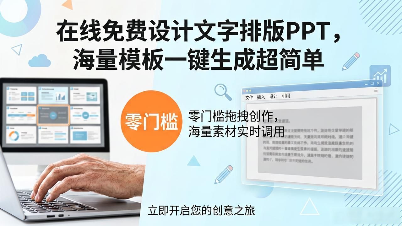 文字排版PPT在线设计_创客贴文字排版PPT模板_文字的排版设计