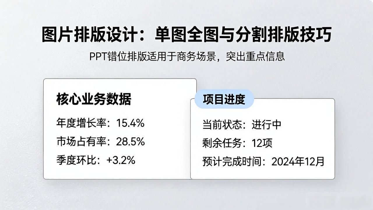图片排版设计_PPT单图全图型排版_PPT单图页面分割型排版