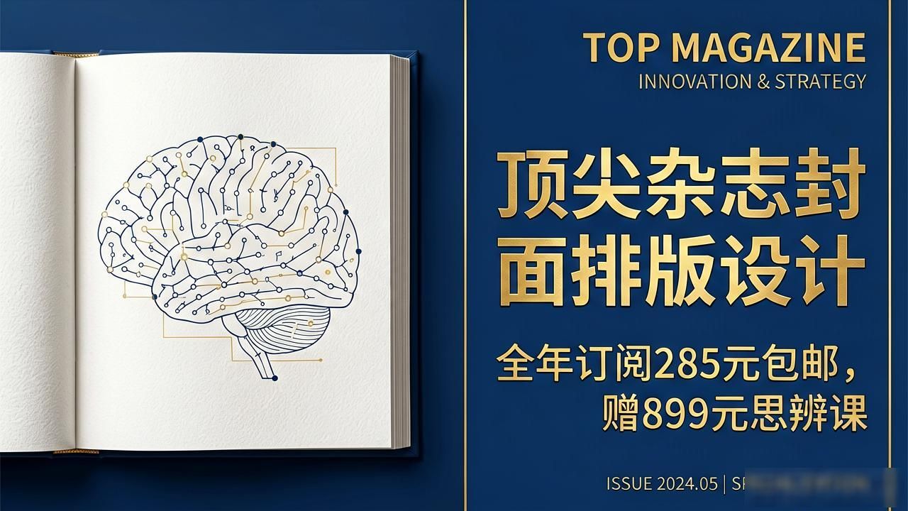 少年杂志 思辨课 青少年思维教育_顶尖杂志封面排版设计