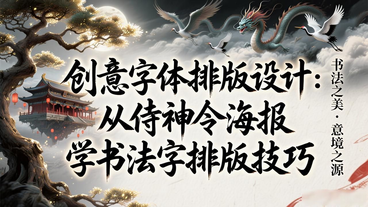 侍神令海报设计技巧_元宵节电影推荐_创意字体排版设计
