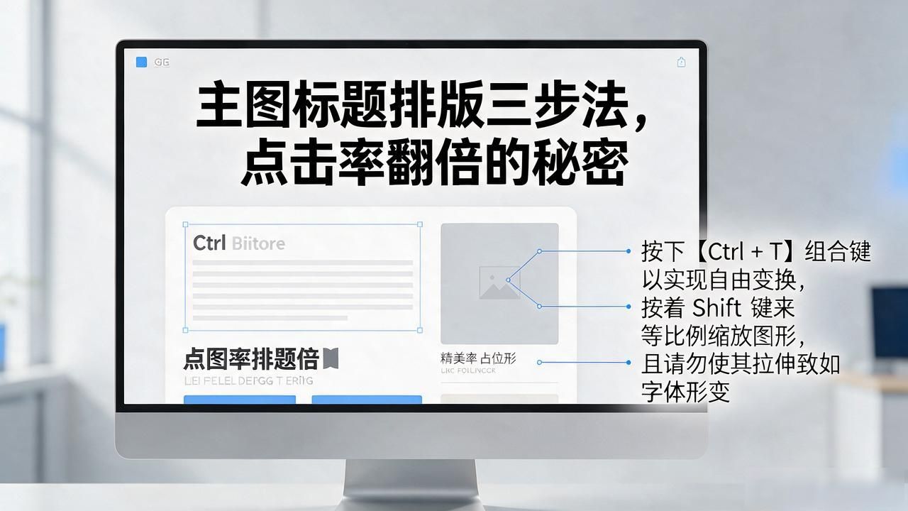电商主图标题排版流程_电商主图标题三层结构_标题设计排版