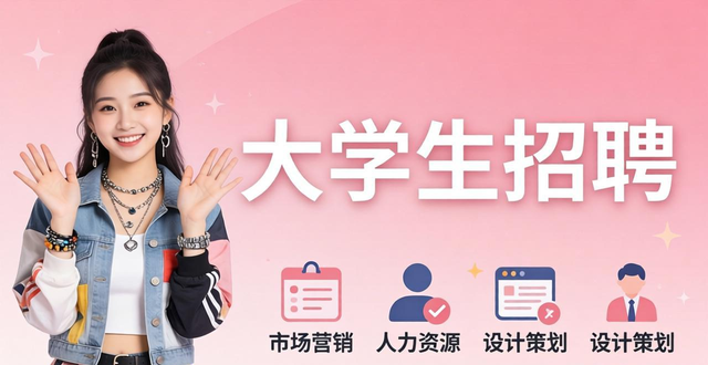 海报人物照片排版设计_大学生招聘海报设计_流行时尚兼职招聘海报