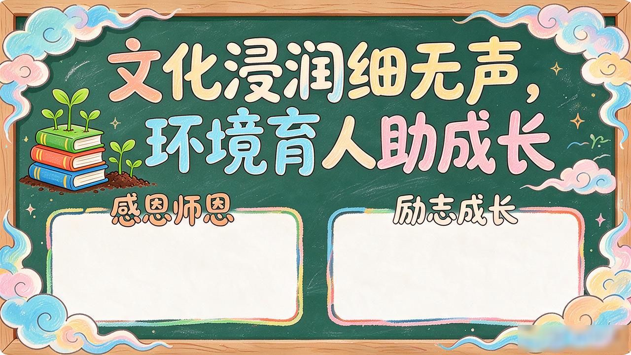 新学期励志黑板报_小学黑板报设计图案大全_感恩师恩主题黑板报