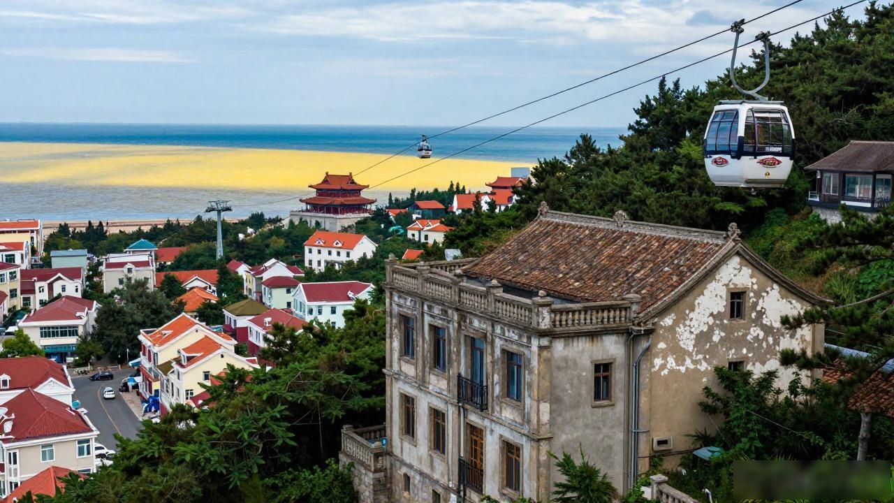 烟台养马岛旅游攻略_烟台老城旅游攻略_烟台城市地标设计图案