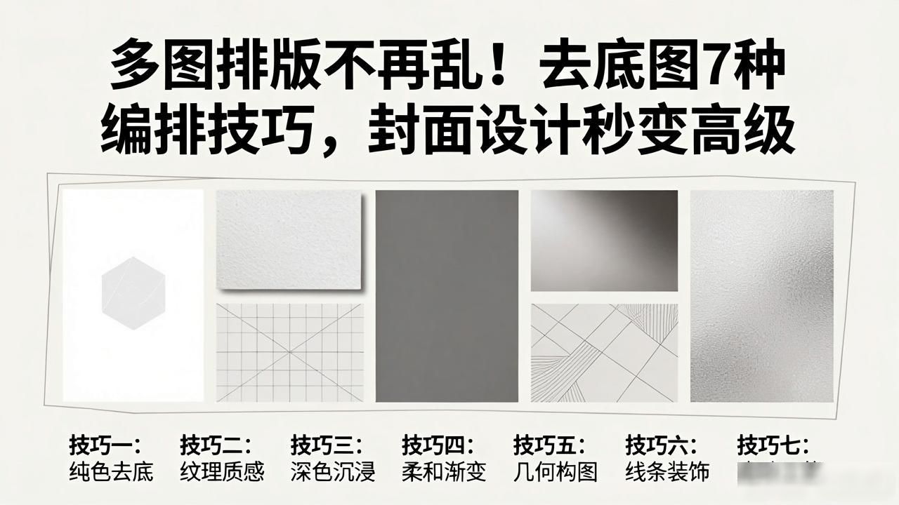 多图编排技巧_封面照片排版设计_去底图设计方法