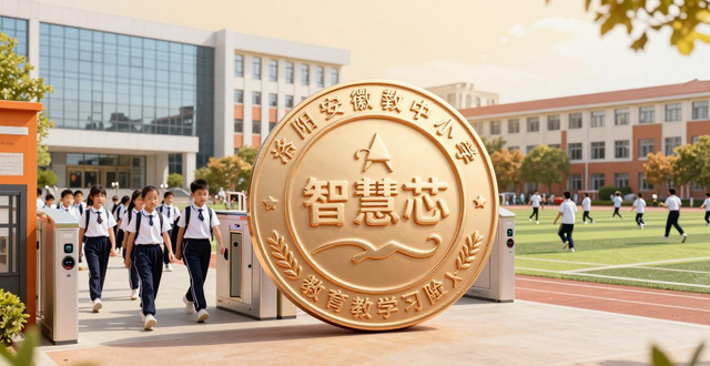 智能校徽 家校共育 教育数字化转型_小学校徽设计图案大全