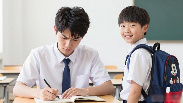 高考第一天韦神背着米老鼠书包_学霸背着米老鼠书包进考场_书包设计图案