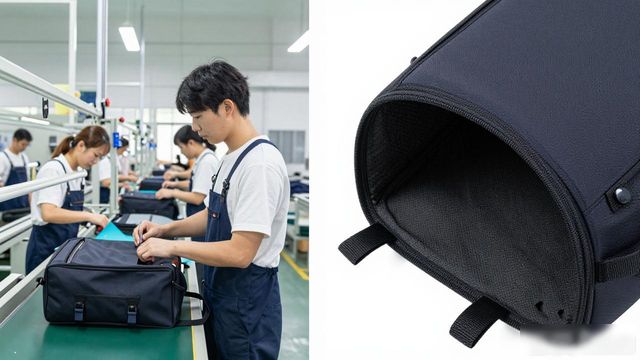 书包工艺制造故事_高品质书包制造细节_书包设计图案