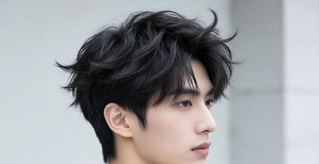 长脸男生适合的发型 三七分斜刘海 个性短碎发_长脸男生适合的发型 感蓬松短发 简单气质绅士头_长脸男生发型设计图案